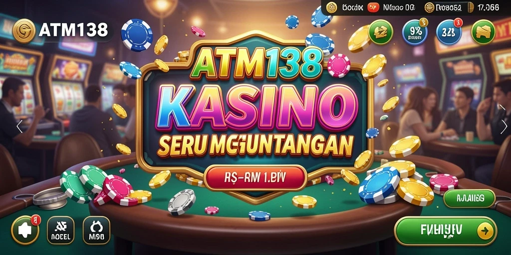 Screenshot gameplay Kasino dari aplikasi ATM138 yang menarik.