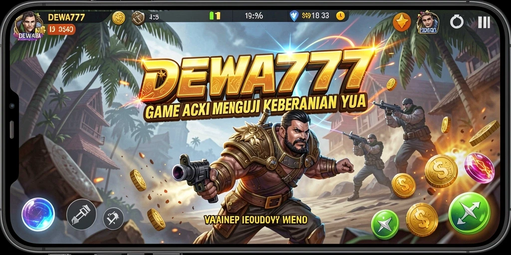 Tampilan gameplay seru DEWA777 dengan aksi mendebarkan.