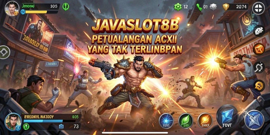 Tampilan gameplay mendebarkan di JAVASLOT88 dengan aksi tak terduga.