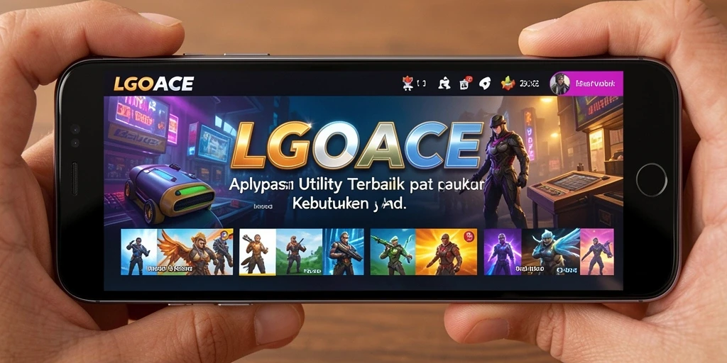 Tampilan utama LGOACE yang intuitif dan mudah digunakan.