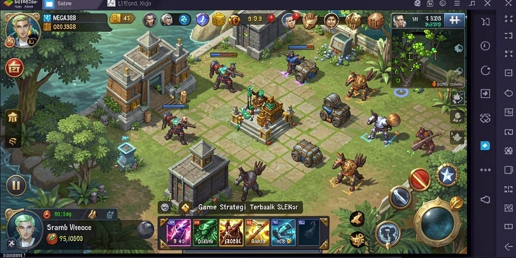 Tampilan menarik dari gameplay MEGA388 yang mendebarkan.