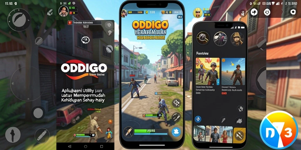 Tampilan antarmuka ODDIGO yang ramah pengguna.