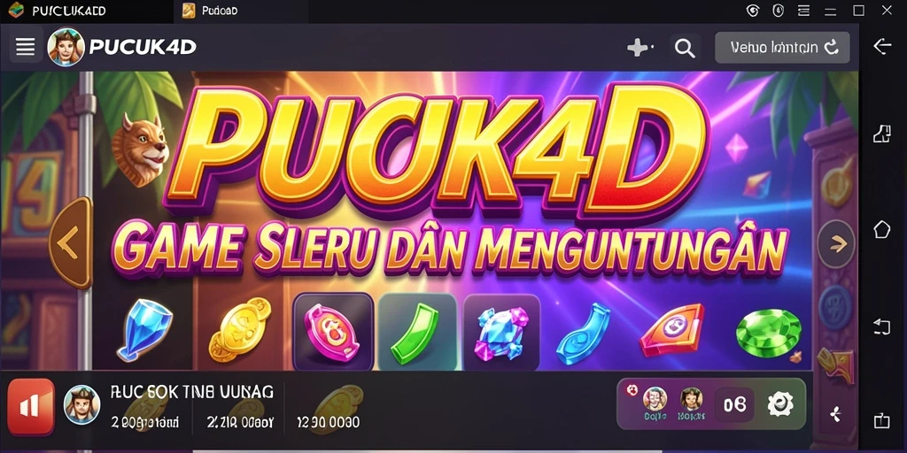 Screenshot PUCUK4D menampilkan keseruan gameplay slot yang menghibur.