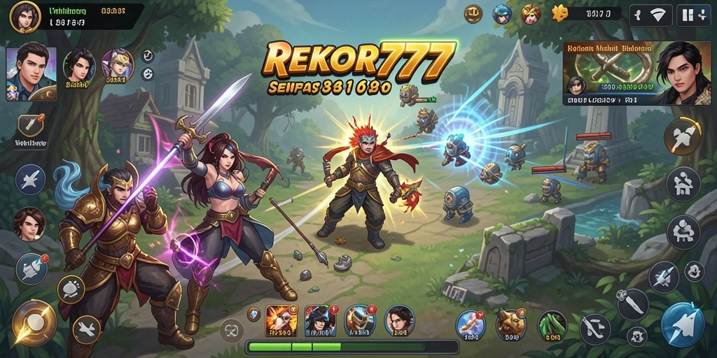 Tampilan gameplay aplikasi Utility REKOR777 yang intuitif dan user-friendly.