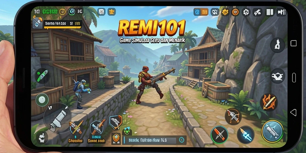 Tampilan gameplay REMI101 yang mengesankan dan realistis.