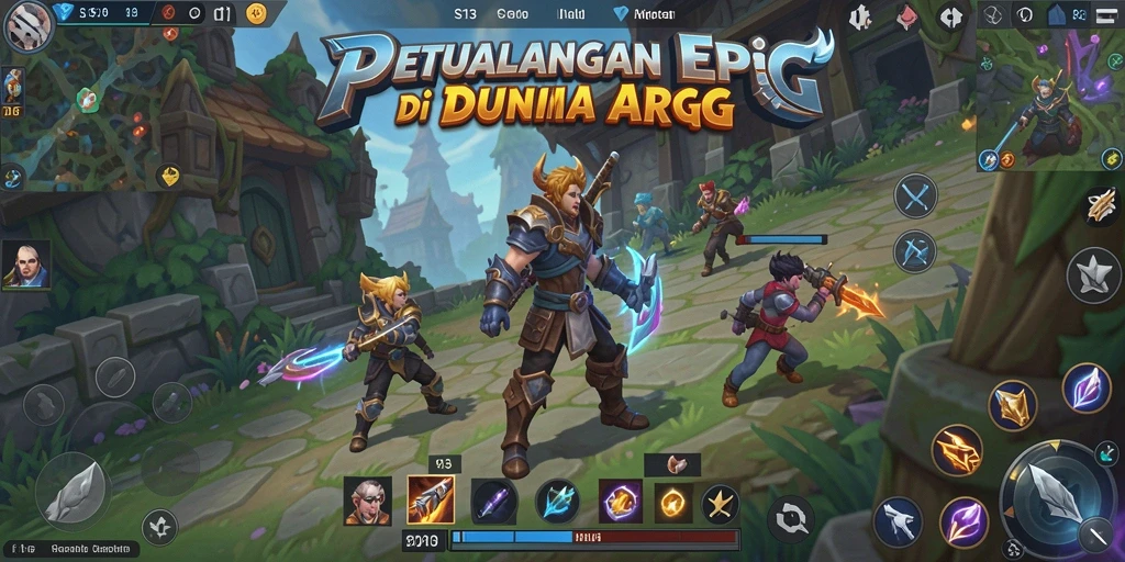 Gameplay S13 yang seru dengan aksi pertarungan ARPG.