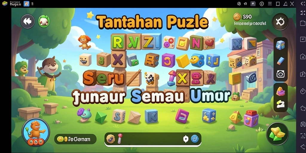 Gameplay S80 menampilkan tantangan puzzle yang seru dan penuh warna.