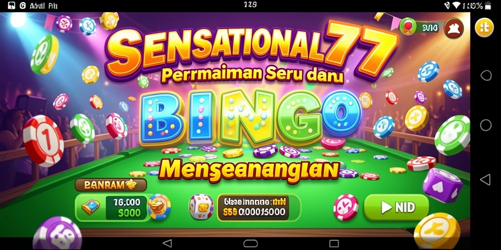 Tampilan gameplay Bingo yang seru dan interaktif.
