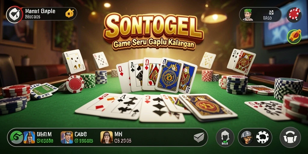 Tampilan gameplay SONTOGEL yang seru dan menantang.