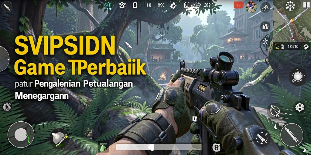 Tampilan gameplay menegangkan dari SVIPSIDN saat beraksi di medan perang.