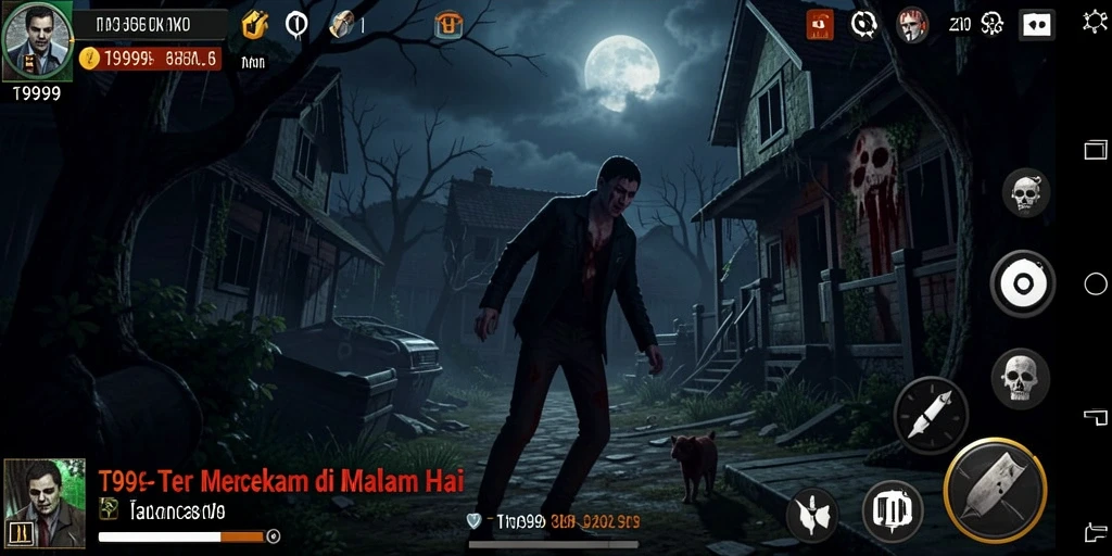 Tangkapan layar mendebarkan dari gameplay T9999 yang penuh ketegangan dan ketakutan.