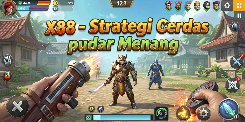 Tampilan gameplay X88 yang menarik dan penuh strategi